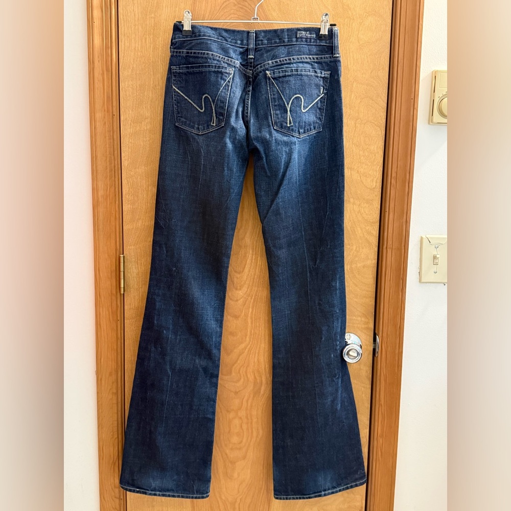 Citizens Of Humanity Dark Blue Boot Cut Jeans